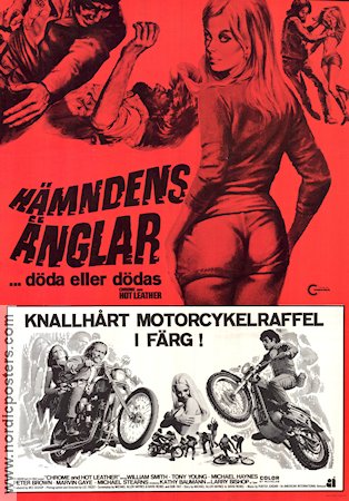 Chrome and Hot Leather 1971 movie poster William Smith Tony Young Michael Haynes Marvin Gaye Lee Frost Motorcycles