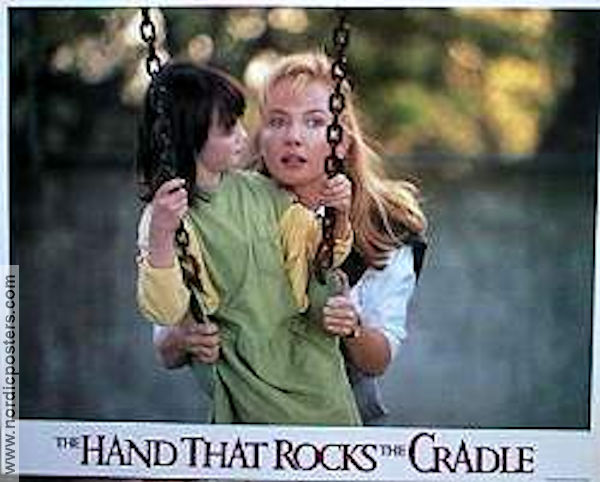 The Hand That Rocks the Cradle 1988 lobbykort Annabella Sciorra Rebecca de Mornay