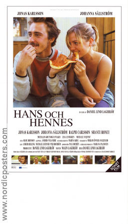 Hans och hennes 2001 movie poster Jonas Karlsson Johanna Sällström Ralph Carlsson Daniel Lind Lagerlöf Food and drink