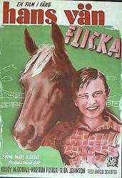 My Friend Flicka 1944 movie poster Roddy McDowall Horses