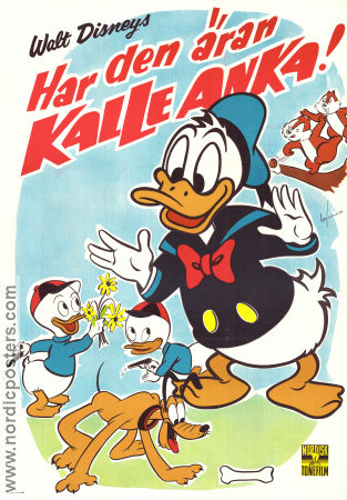 Har den äran Kalle Anka 1962 movie poster Kalle Anka