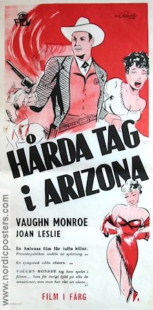 Hårda tag i Arizona 1953 poster Vaughn Monroe