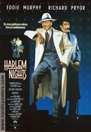 Harlem Nights 1989 movie poster Richard Pryor Redd Foxx Eddie Murphy