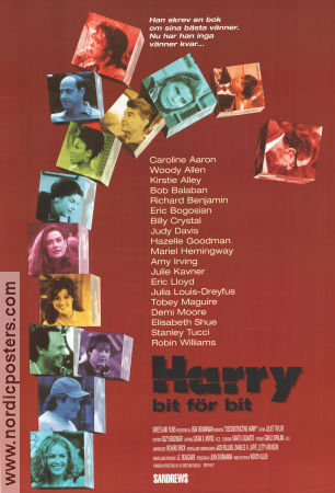 Deconstructing Harry 1997 movie poster Judy Davis Julia Louis-Dreyfus Richard Benjamin Woody Allen
