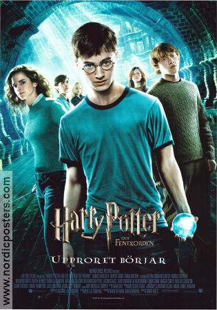 Harry Potter och Fenixorden 2007 poster Daniel Radcliffe Emma Watson Rupert Grint Ralph Fiennes David Yates