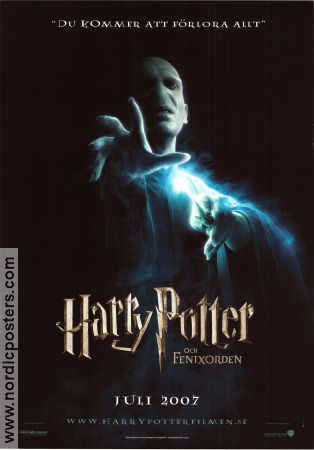 Harry Potter och Fenixorden 2007 poster Ralph Fiennes Daniel Radcliffe Emma Watson Rupert Grint David Yates Hitta mer: Lord Voldemort