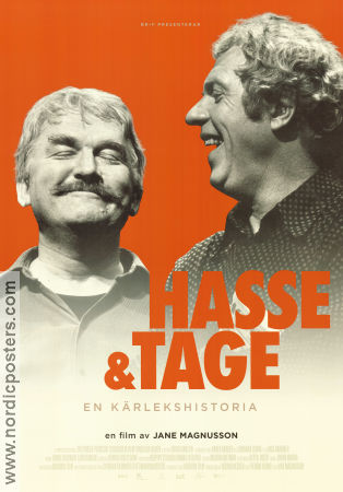 Hasse och Tage en kärlekshistoria 2019 movie poster Hans Alfredson Tage Danielsson Daniel Alfredson Ingvar Carlsson Jane Magnusson Documentaries