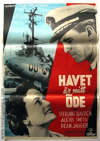 The Eternal Sea 1955 movie poster Sterling Hayden Alexis Smith Ships and navy