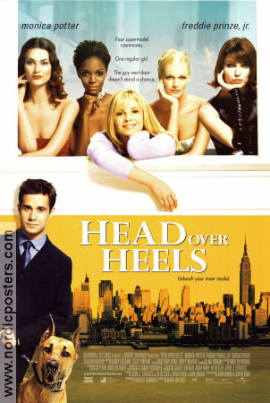 Head Over Heels 2001 poster Monica Potter Freddie Prinze Jr Shalom Harlow Mark Waters