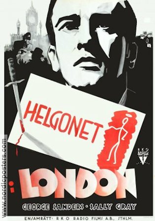 Helgonet i London 1939 poster George Sanders Hitta mer: The Saint