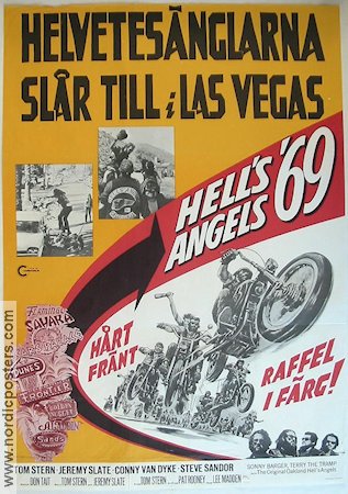 Hell´s Angels 69 1969 movie poster Tom Stern Lee Madden Motorcycles