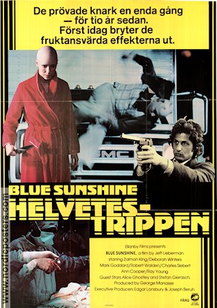 Blue Sunshine 1980 movie poster Zalman King