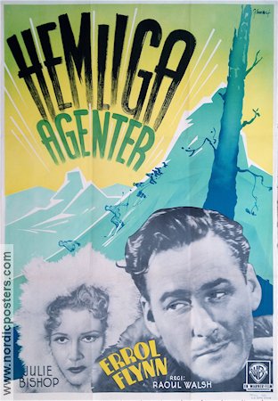Northern Pursuit 1943 movie poster Errol Flynn Julie Bishop Raoul Walsh