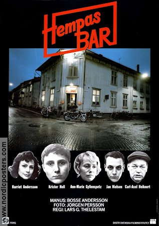 Hempas bar 1977 movie poster Krister Hell Harriet Andersson Jan Nielsen Lars G Thelestam