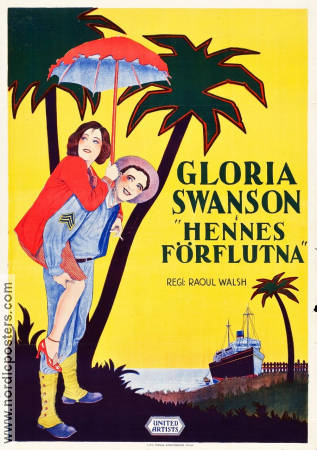 Hennes förflutna 1928 poster Gloria Swanson Lionel Barrymore Raoul Walsh