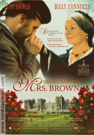 Mrs Brown 1997 movie poster Judi Dench Billy Connolly Geoffrey Palmer John Madden