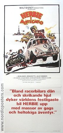 Herbie i Monte Carlo 1977 movie poster Herbie Cars and racing