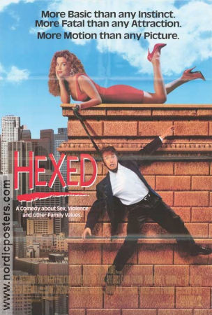 Hexed 1993 movie poster Arye Gross Claudia Christian Adrienne Shelly Alan Spencer