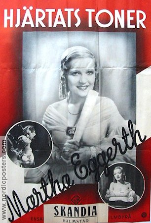 Hjärtats toner 1935 poster Martha Eggerth