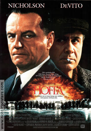 Hoffa 1992 movie poster Jack Nicholson Armand Assante Danny de Vito Mafia