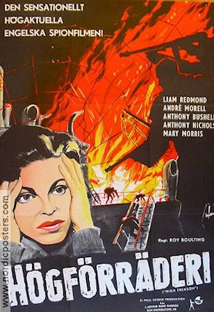High Treason 1952 movie poster Liam Redmond