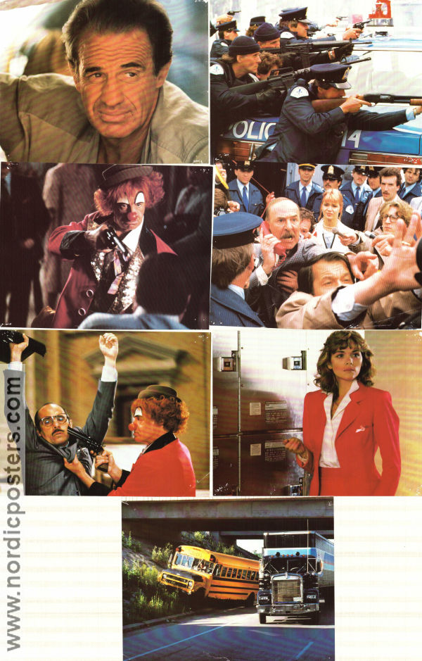 Hold-up 1985 lobby card set Jean-Paul Belmondo Kim Cattrall Guy Marchand Jacques Villeret