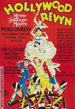 The Hollywood Revue of 1929 1929 movie poster John Gilbert Buster Keaton
