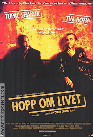 Gridlock´d 1997 movie poster Tupac Shakur Tim Roth Thandiwe Newton Vondie Curtis-Hall
