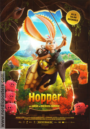 Hopper et le hamster des ténebres 2022 movie poster Joe Ochman Benjamin Mousquet Animation