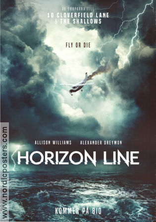 Horizon Line 2020 movie poster Allison Williams Alexander Dreymon Keith David Mikael Marcimain Planes