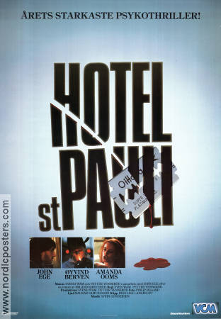 Hotel St Pauli 1988 poster John Ege Amanda Ooms Svend Wam Norge