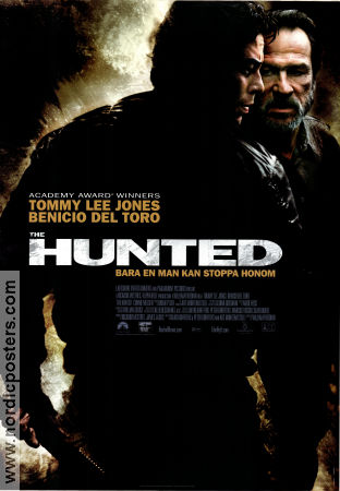The Hunted 2003 poster Tommy Lee Jones Benicio Del Toro Connie Nielsen William Friedkin