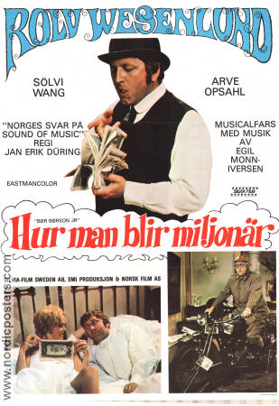 Bör Börson Jr 1974 movie poster Rolv Wesenlund Arve Opsahl Jan Erik Düring Norway Money