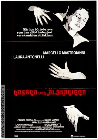 Mogliamante 1979 movie poster Laura Antonelli Marcello Mastroianni Marco Vicario