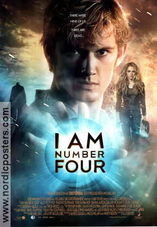 I Am Number Four 2011 poster Alex Pettyfer Timothy Olyphant DJ Caruso