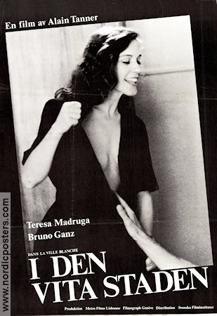 Dans la ville blanche 1983 movie poster Teresa Madruga Alain Tanner