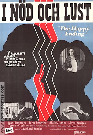The Happy Ending 1969 movie poster Jean Simmons John Forsythe Richard Brooks