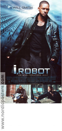 I Robot 2004 poster Will Smith Bridget Moynahan Bruce Greenwood Alex Proyas Text: Isaac Asimov Robotar