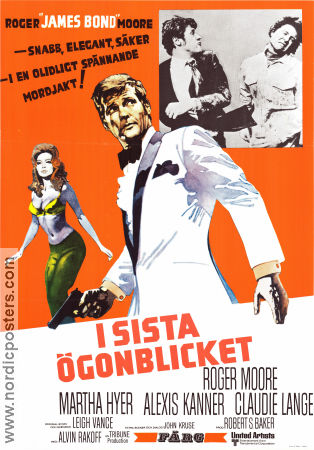 Crossplot 1969 movie poster Roger Moore Martha Hyer Alexis Kanner Alvin Rakoff