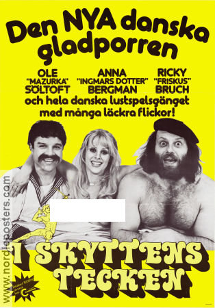 I skyttens tecken 1978 poster Ole Söltoft Ricky Bruch Anna Bergman Werner Hedman Danmark