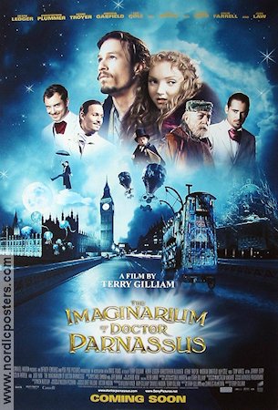 The Imaginarium of Doctor Parnassus 2009 movie poster Christopher Plummer Lily Cole Heath Ledger Terry Gilliam