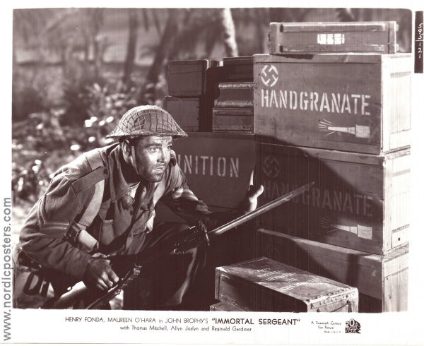 Immortal Sergeant 1943 photos Henry Fonda Maureen O´Hara Thomas Mitchell John M Stahl