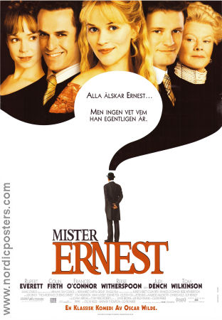 The Importance of Being Ernest 2002 movie poster Rupert Everett Colin Firth Frances O´Connor Oliver Parker
