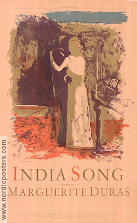 India Song 1975 poster Marguerite Duras Konstaffischer