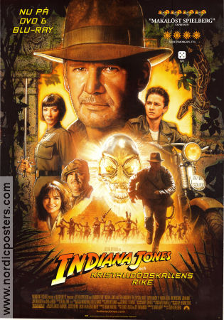 The Kingdom of the Crystal Skull 2008 poster Harrison Ford Cate Blanchett Shia LaBeouf Steven Spielberg Find more: Indiana Jones