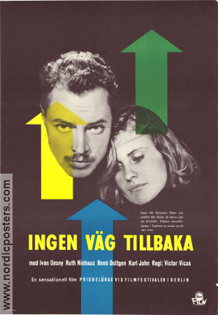 Weg ohne Umkehr 1953 movie poster Ivan Desny Ruth Niehaus René Deltgen Victor Vicas