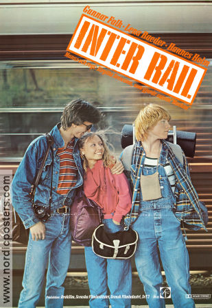 Inter Rail 1981 movie poster Nadala Batiste José Maria Canete Hannes Holm Birgitta Svensson Travel Trains