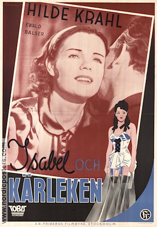 Isabel och kärleken 1939 poster Hilde Krahl Filmen från: Austria