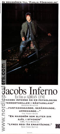 Jacobs inferno 1990 poster Tim Robbins Danny Aiello Adrian Lyne
