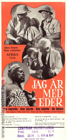 Jag är med eder 1947 movie poster Victor Sjöström Rune Lindström Carin Cederström Gösta Stevens